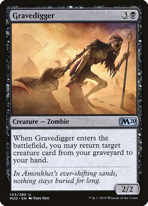 Gravedigger from Core Set 2020