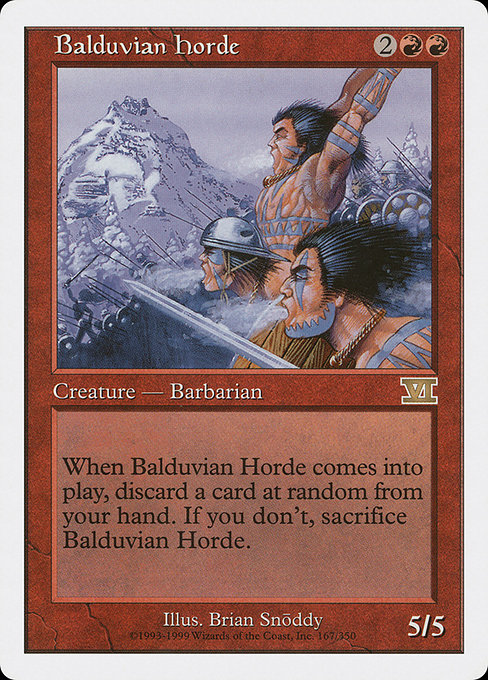 Balduvian Horde from Classic Sixth Edition