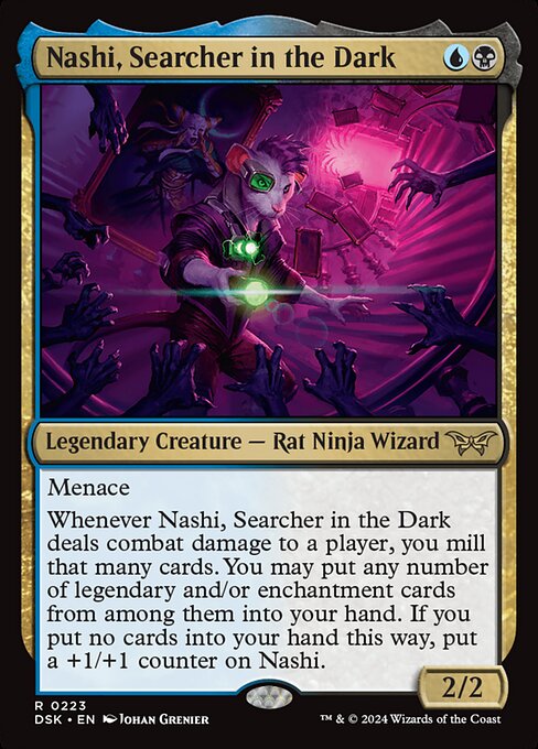 Nashi, Searcher in the Dark highlighted card art