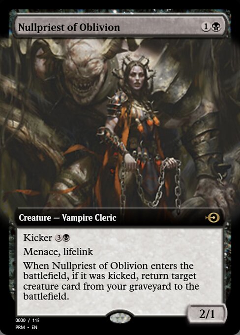 Nullpriest of Oblivion from Magic Online Promos