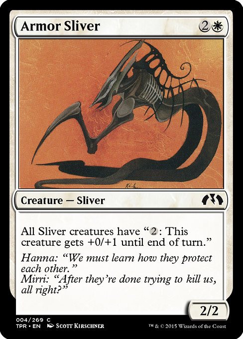 Armor Sliver highlighted card art