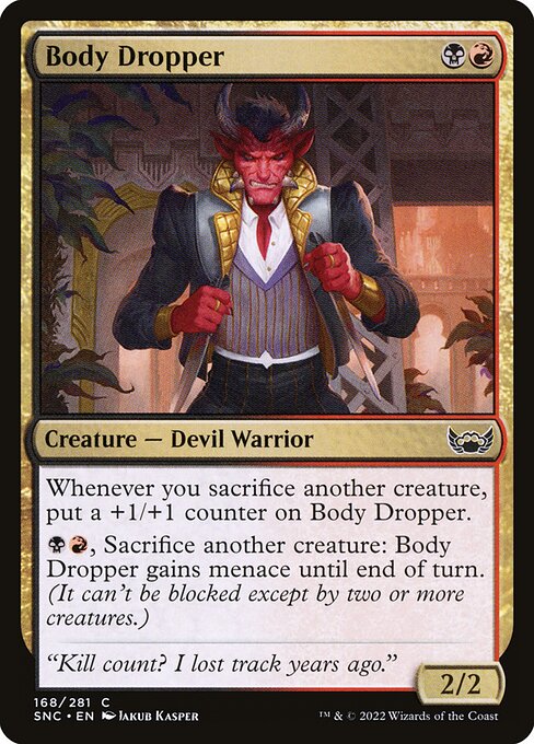 Body Dropper highlighted card art