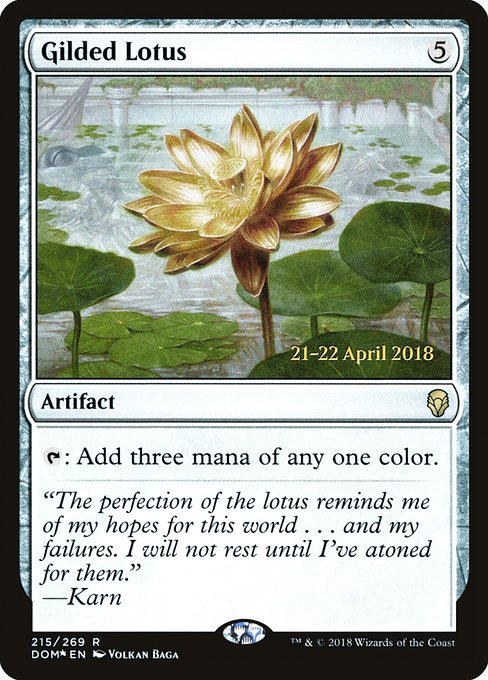 Gilded Lotus from Dominaria Promos