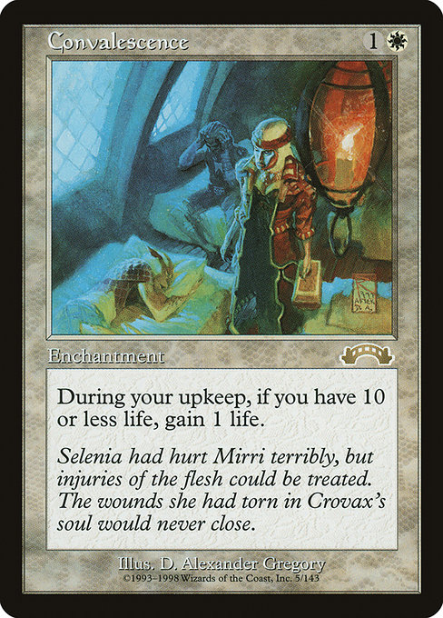 Convalescence highlighted card art