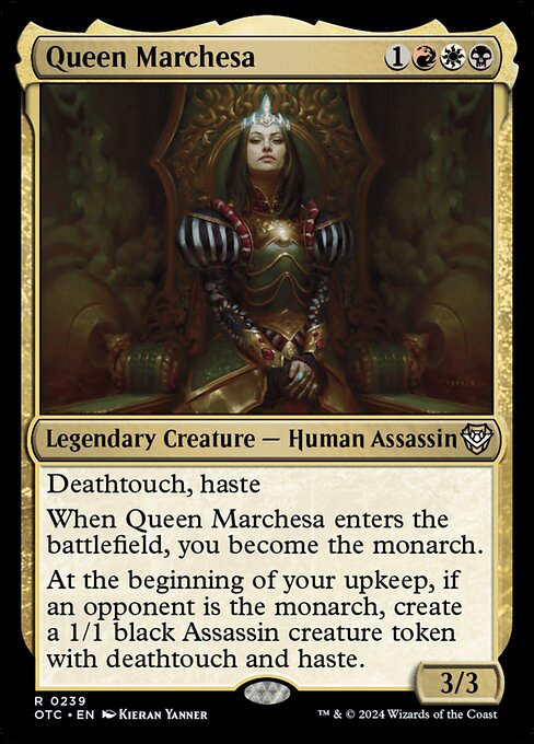 Queen Marchesa from Outlaws of Thunder Junction Commander