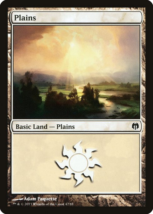 Plains from Duel Decks: Heroes vs. Monsters
