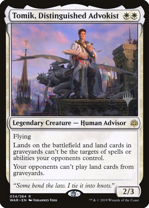 Tomik, Distinguished Advokist from War of the Spark Promos