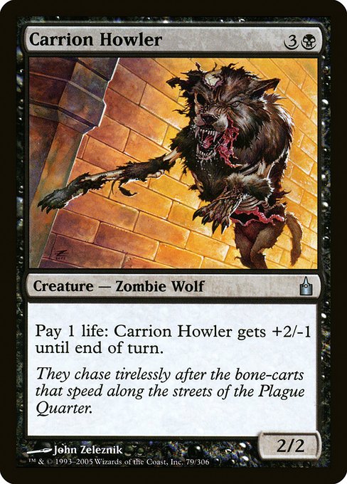 Carrion Howler highlighted card art