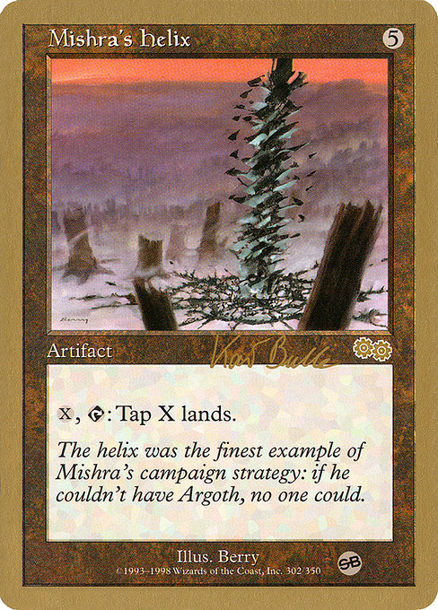 Mishra's Helix from World Championship Decks 1999