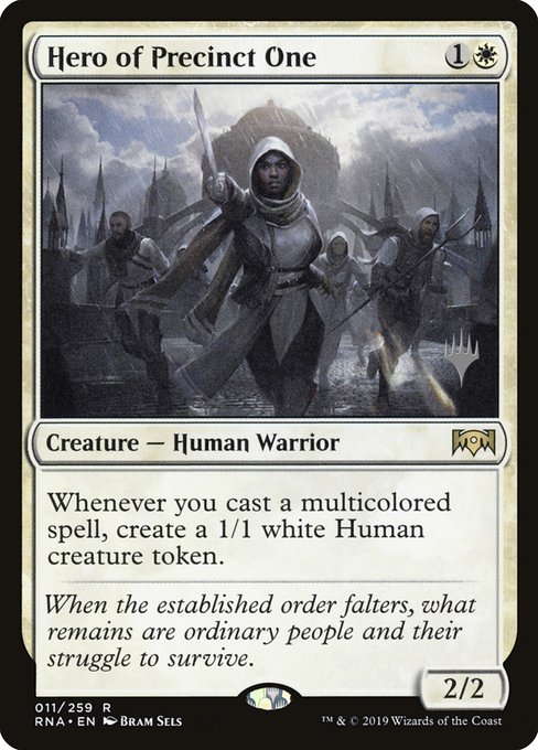 Hero of Precinct One from Ravnica Allegiance Promos