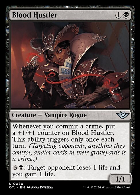Blood Hustler highlighted card art