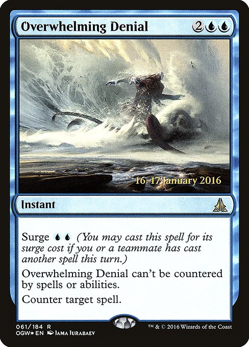 Overwhelming Denial highlighted card art