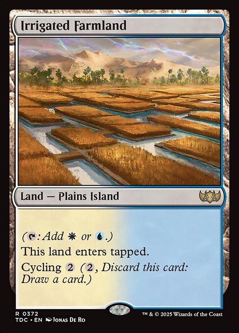 Irrigated Farmland from Tarkir: Dragonstorm Commander