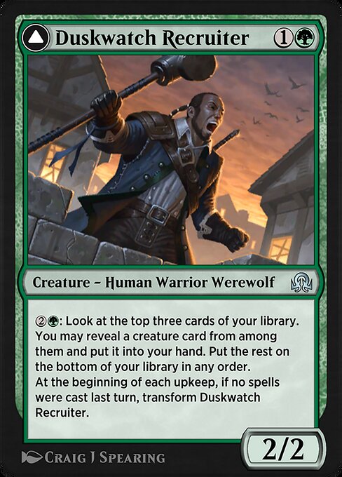 Duskwatch Recruiter // Krallenhorde Howler from Shadows over Innistrad Remastered