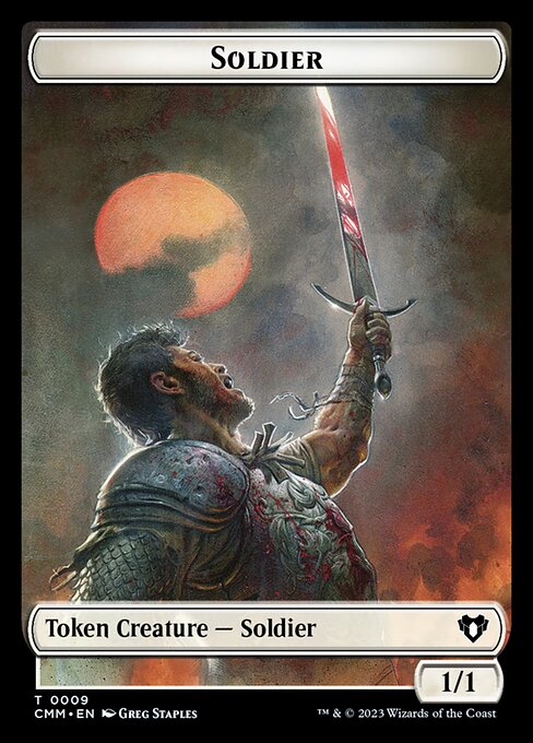 Soldier from Commander Masters Tokens