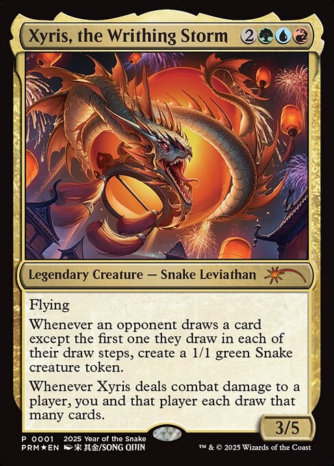 Xyris, the Writhing Storm highlighted card art