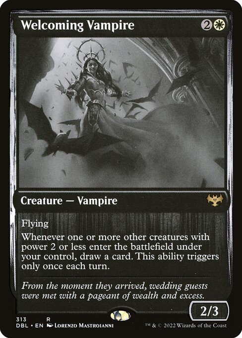 Welcoming Vampire from Innistrad: Double Feature