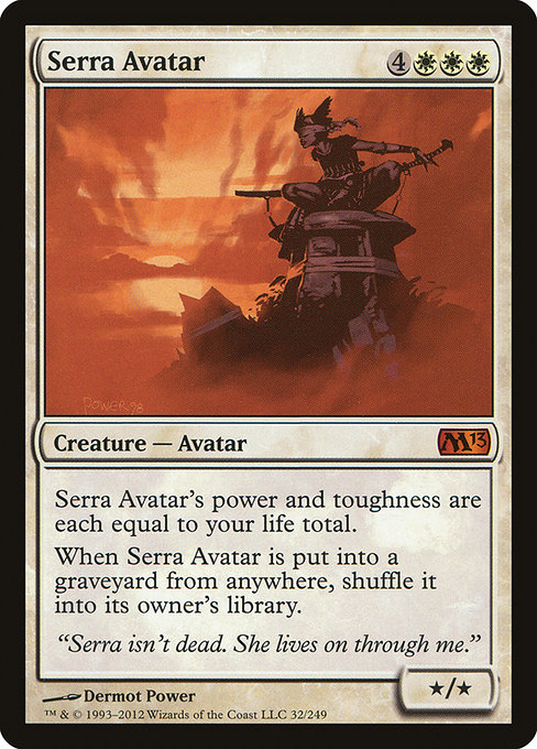 Serra Avatar from Magic 2013