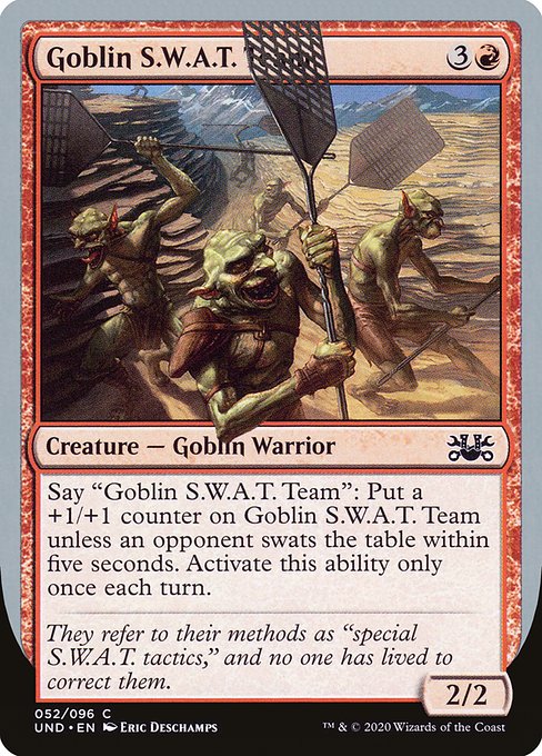 Goblin S.W.A.T. Team highlighted card art