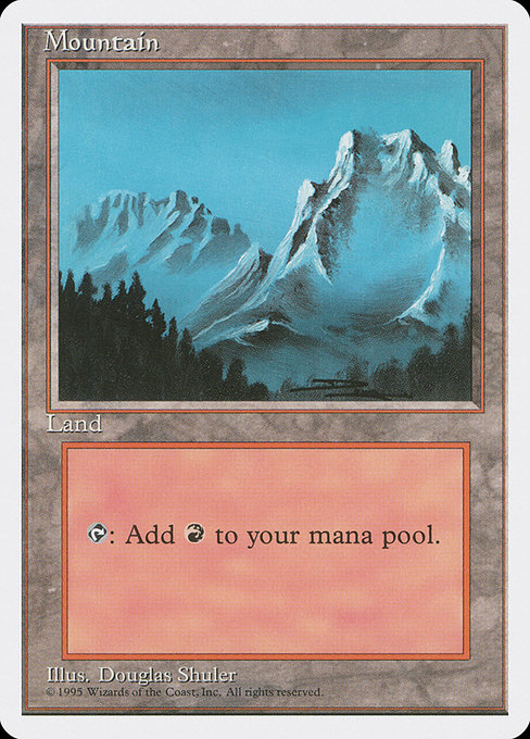 Mountain from Fourth Edition