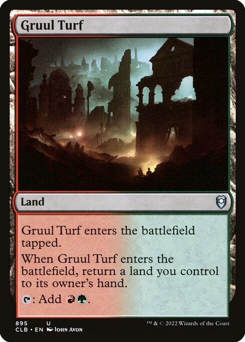 Gruul Turf from Commander Legends: Battle for Baldur's Gate