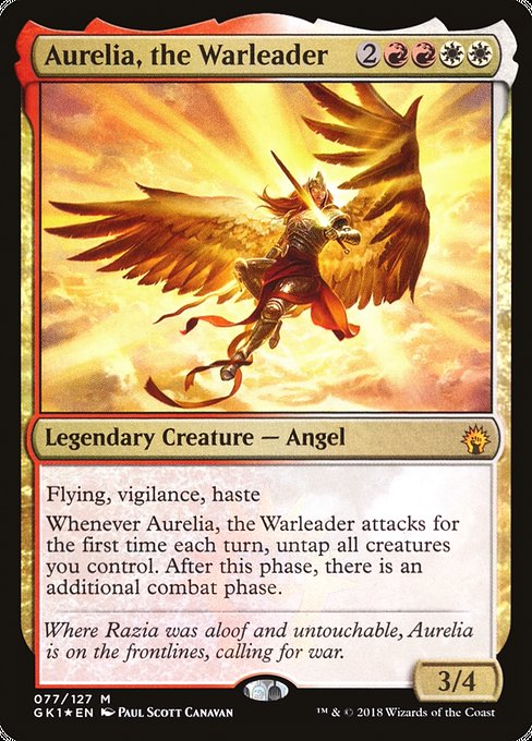 Aurelia, the Warleader from GRN Guild Kit