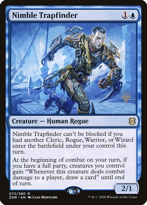 Nimble Trapfinder from Zendikar Rising Promos
