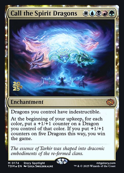 Call the Spirit Dragons highlighted card art