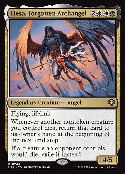 Liesa, Forgotten Archangel highlighted card art