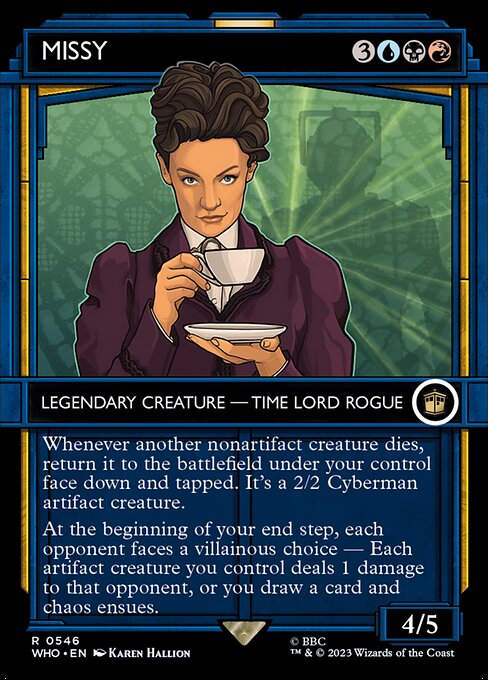 Missy highlighted card art