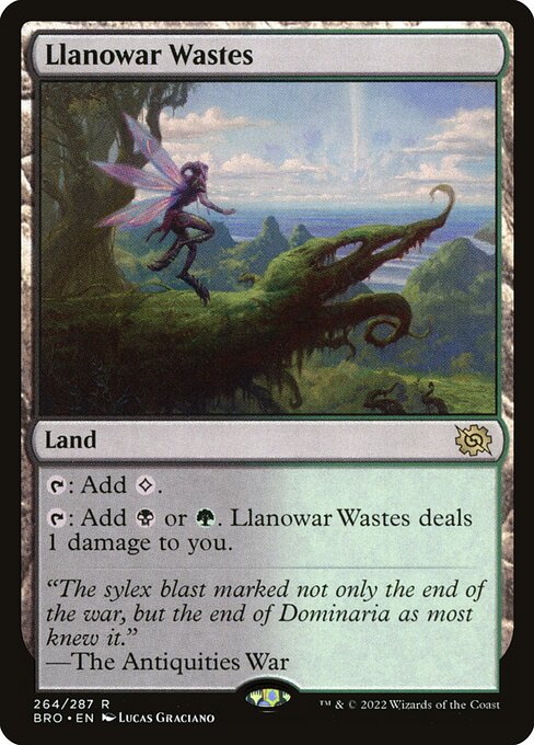 Llanowar Wastes from The Brothers' War