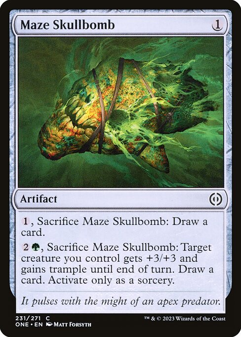 Maze Skullbomb highlighted card art