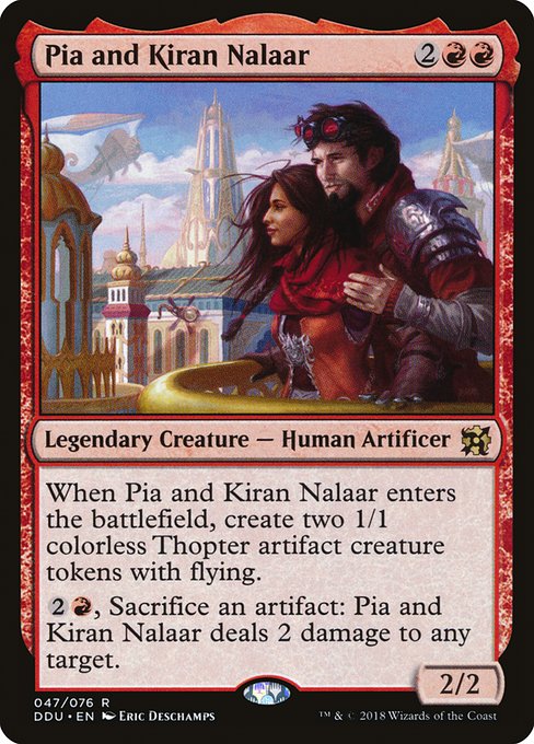 Pia and Kiran Nalaar from Duel Decks: Elves vs. Inventors