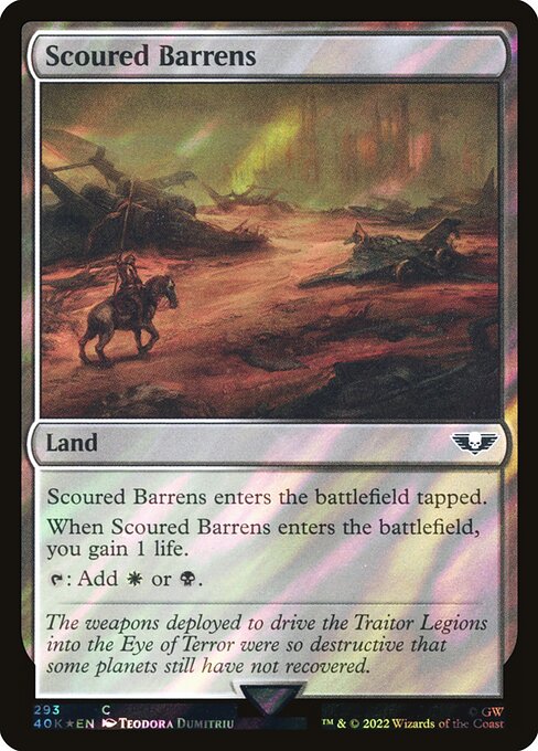Scoured Barrens from Warhammer 40,000 Commander