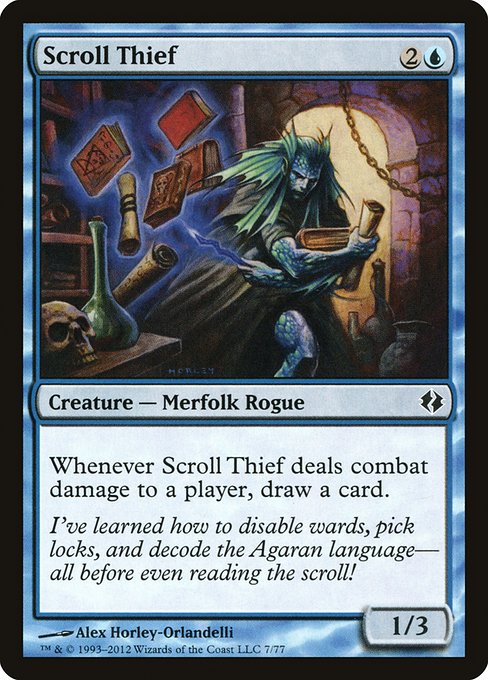 Scroll Thief from Duel Decks: Venser vs. Koth