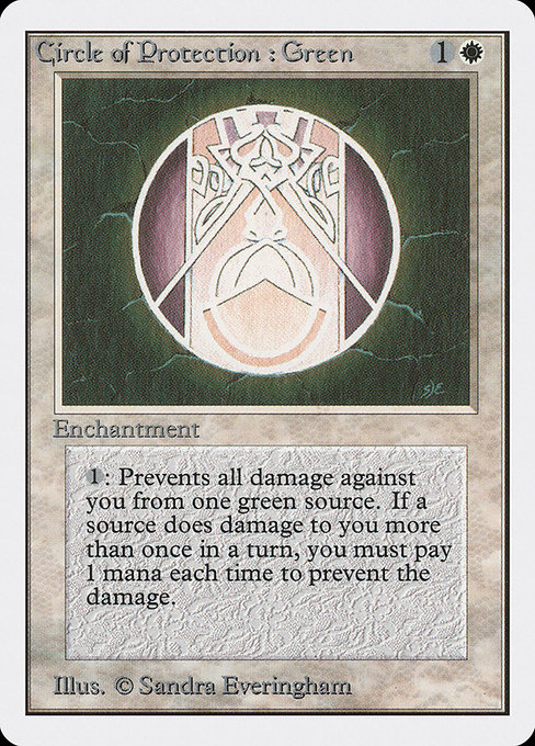 Circle of Protection: Green from Unlimited Edition