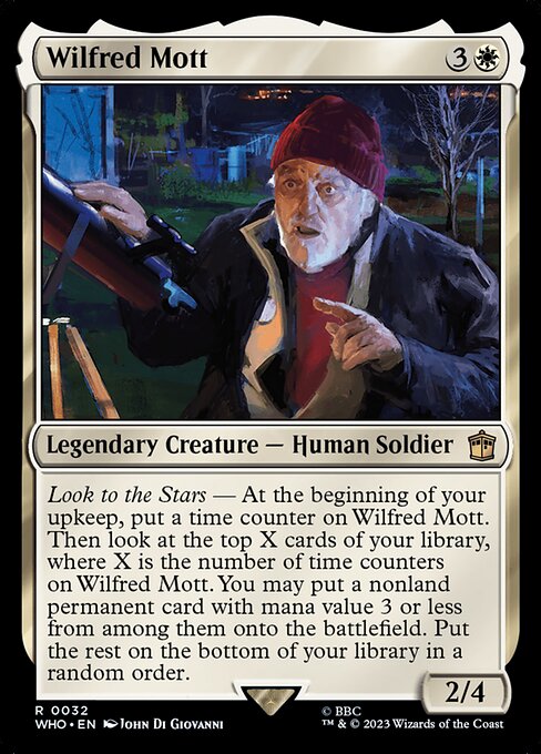 Wilfred Mott highlighted card art
