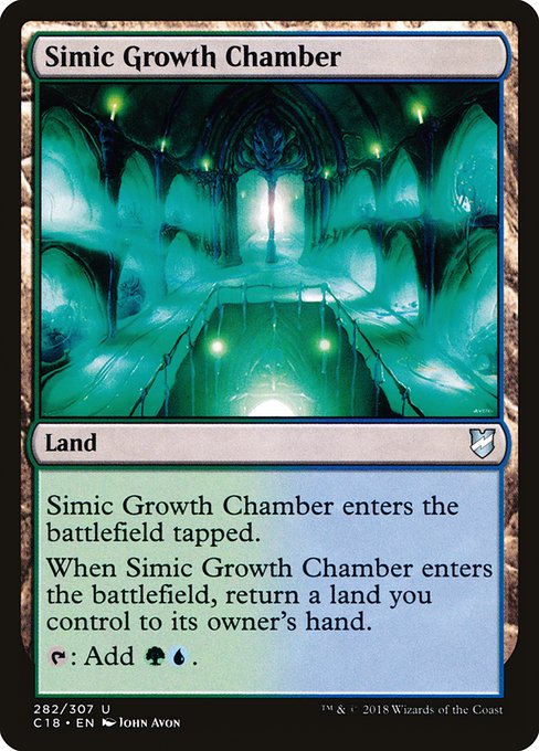 Simic Growth Chamber from Commander 2018