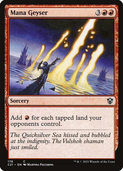 Mana Geyser from Commander 2021