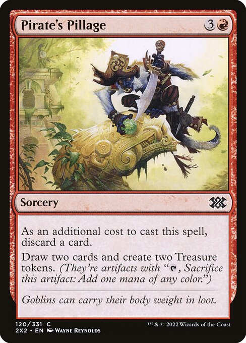 Pirate's Pillage highlighted card art