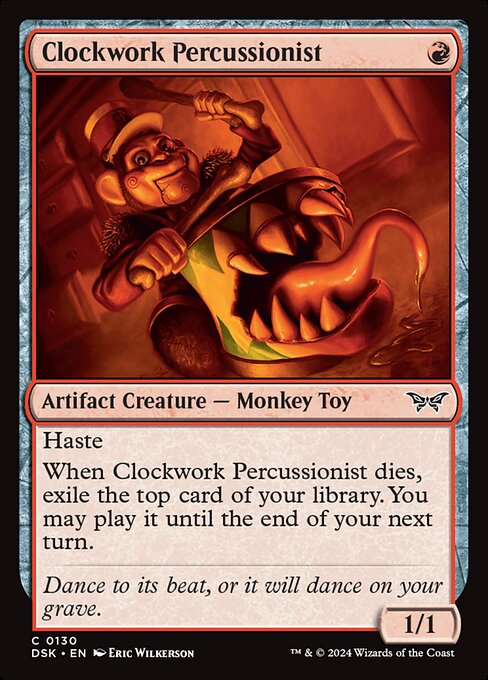 Clockwork Percussionist highlighted card art