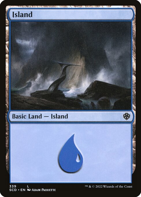 Island from Starter Commander Decks