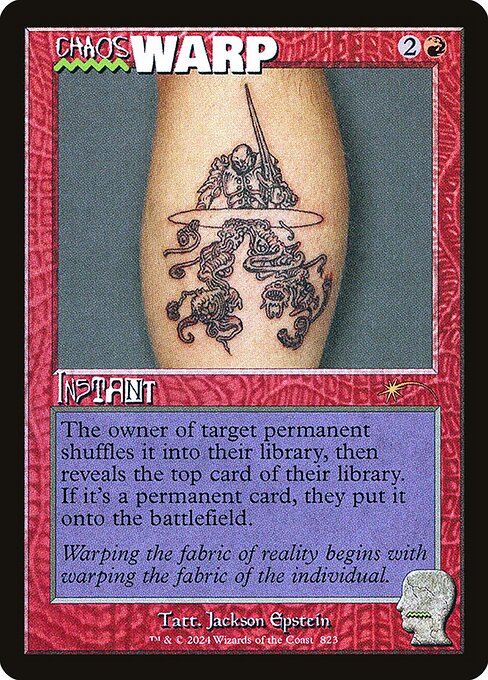 Chaos Warp from Secret Lair Drop