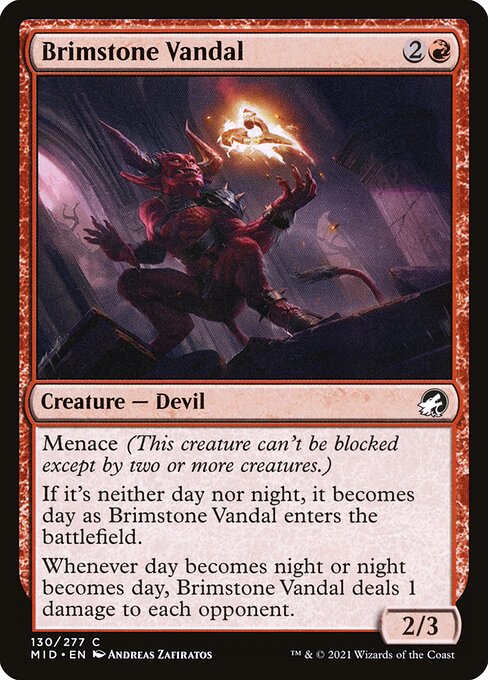 Brimstone Vandal from Innistrad: Midnight Hunt