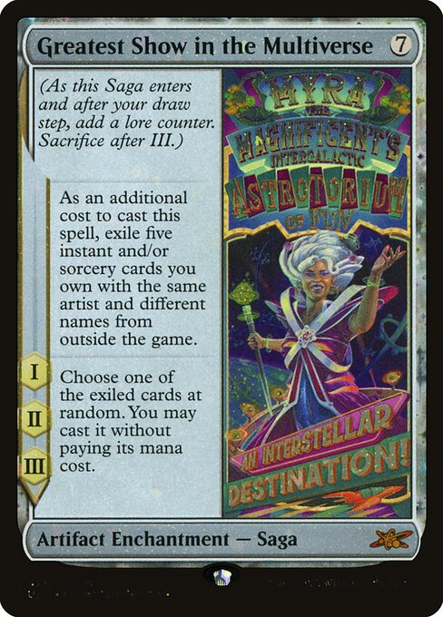 Greatest Show in the Multiverse highlighted card art
