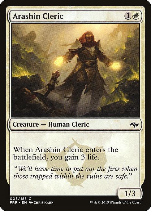 Arashin Cleric highlighted card art