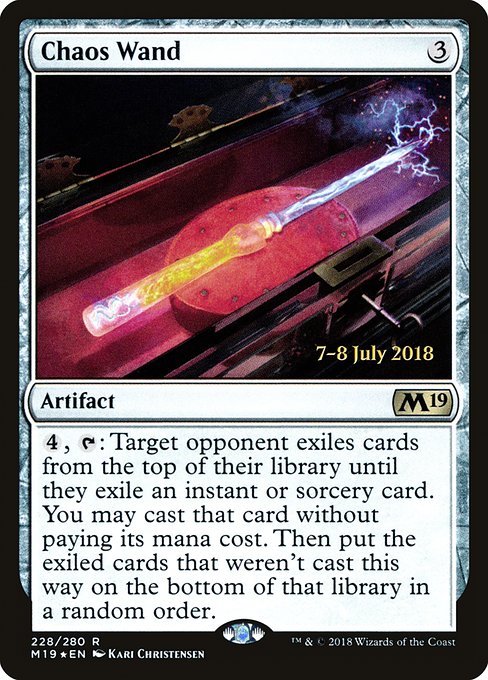 Chaos Wand from Core Set 2019 Promos