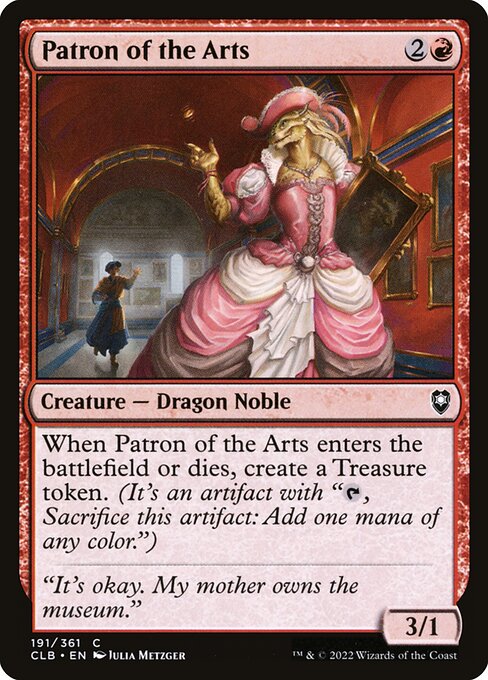 Patron of the Arts highlighted card art