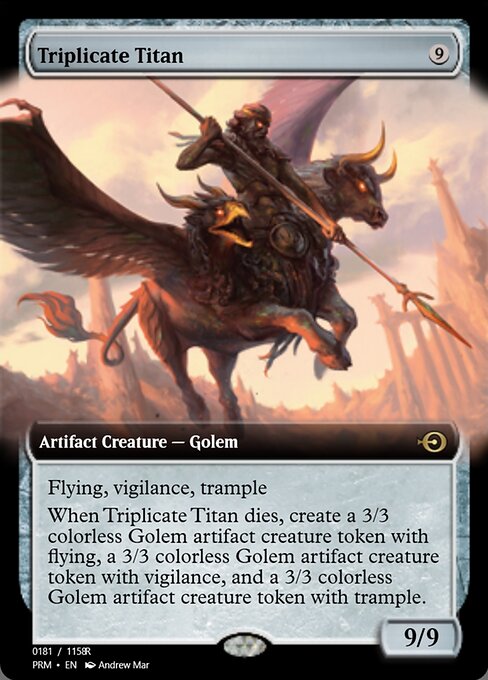 Triplicate Titan from Magic Online Promos