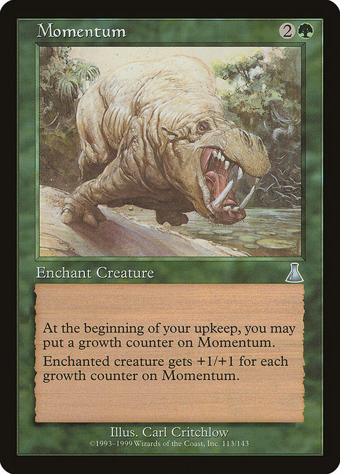 Momentum highlighted card art